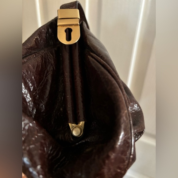 SABINA NEW YORK Genuine Patent Leather Shoulder Bag - Picture 4 of 11